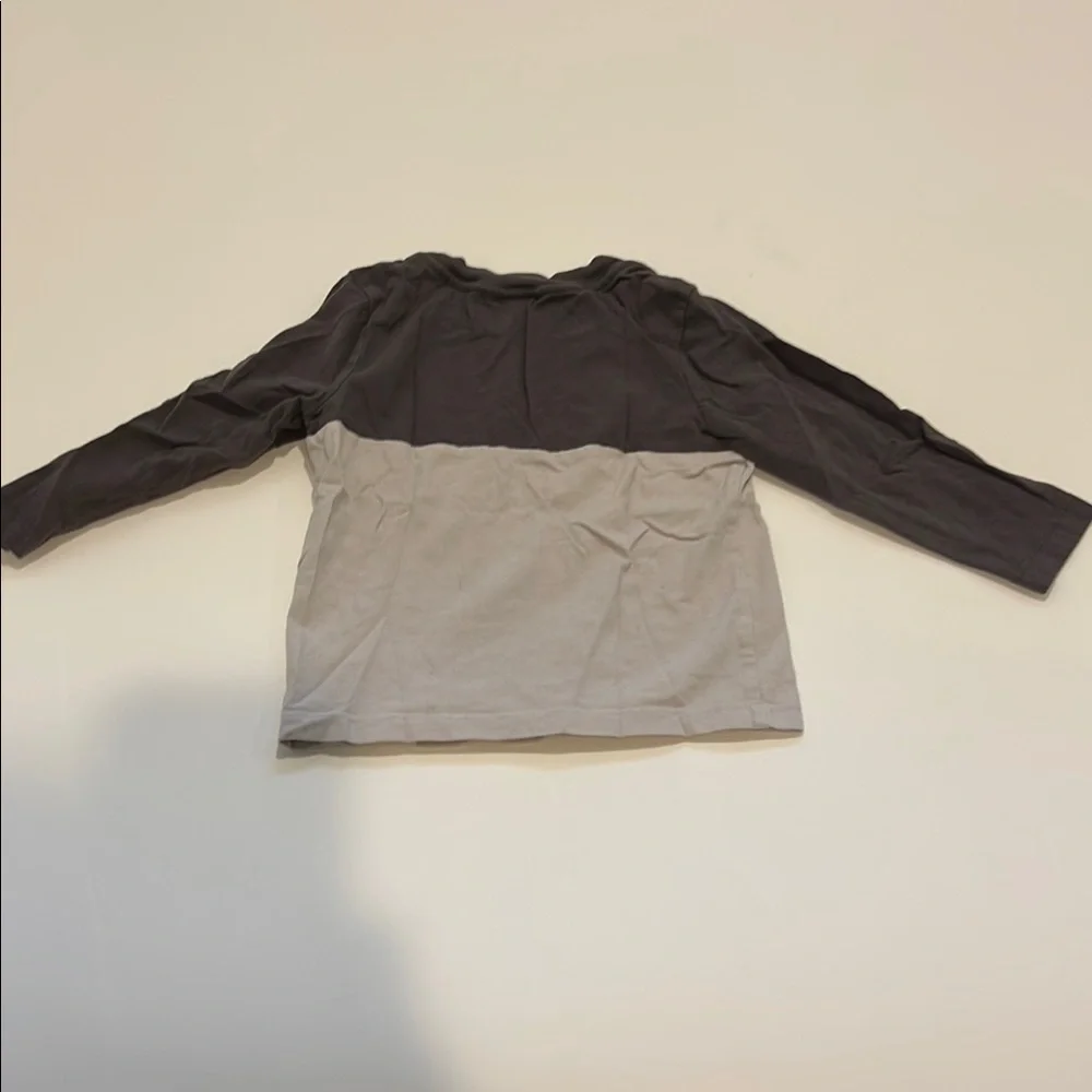 Hanna Andersson Star Wars Gray and Green Long Sleeve Tee